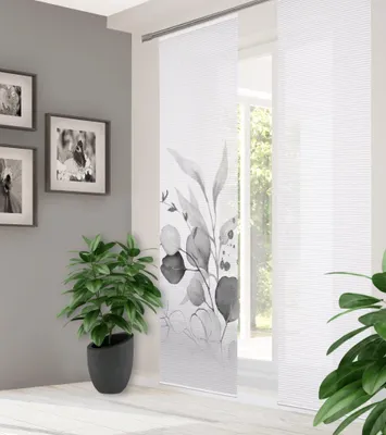 Produktbild von 84096 ABANIO Schiebegardine rec. Polyester, 245x60 cm, halbtransparent