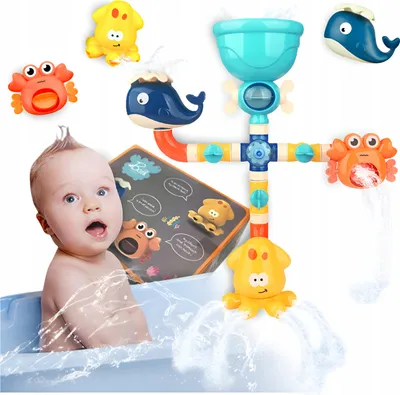 Obrázek produktu pro Koupelová hračka do sprchy, vany, vodopádu, fontány, přetékající fontány