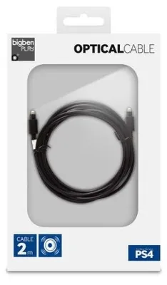 Produktbild von Bigben Interactive PS4OPTICCABLE, Toslink, Männlich, Toslink, Männlich, 2 m, Schwarz