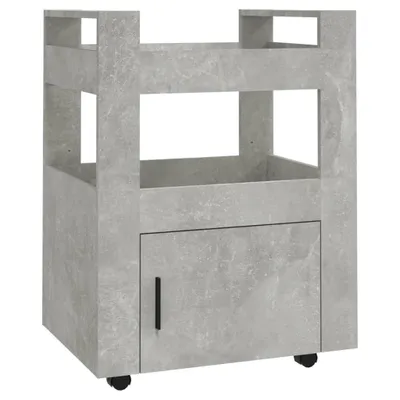 Produktbild von vidaXL Küchenwagen Betongrau 60x45x80 cm Holzwerkstoff