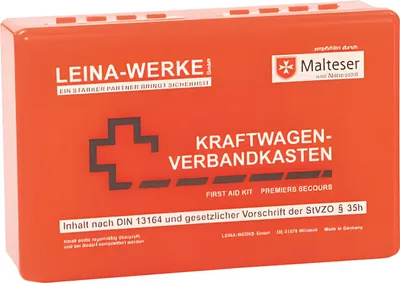 Produktbild von Leina-Werke Kfz-Verbandkasten Standard - rot