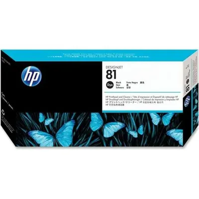 Obrázok produktu pre HP Čierna tlačová hlava a čistiaca jednotka tlačovej hlavy 81 DesignJet s farbivom, Tlačiarne HP Designjet 5000, 5000ps, 5500 a 5500ps, Atramentový, Čierna, C4950A, Spojené štáty, Singapúr, 35,6 mm