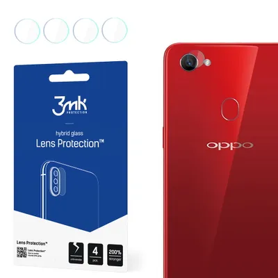 Produktbild von 3mk Hybridglas Lens Protection für Oppo F7 Kamera Objektiv Kameralinse 0,16mm 6H (4 Stück)