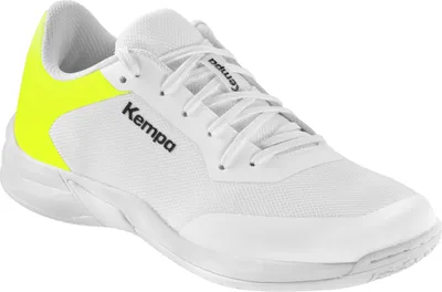Produktbild von Kempa Hallen-Sport-Schuhe Kourtfly Three W Women 2008677_01 weiß/fluo gelb 5