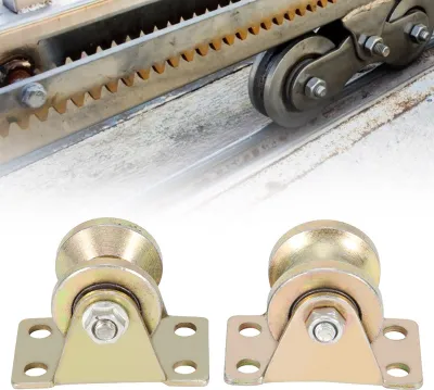 Image de 2pcs 32 mm galet coulissant et type rail à galets rainurés f��r