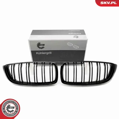 Produktbild von ESEN SKV 66SKV150 Kühlergrill Frontgrill für BMW 4 Gran Coupe (F36) Schwarz Glänzend