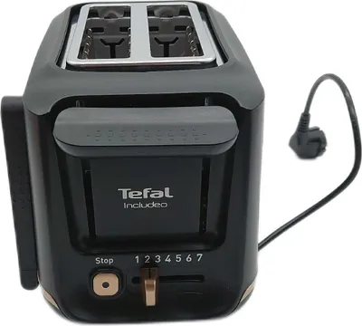 Produktbild von Tefal Incluedo TT5338, 2 Scheibe(n), Schwarz, 850 W, 850 W, 850 W, 171,4 mm