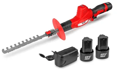 Produktbild von WALTER 2-in-1 Heckenschneider & Astsäge – kabellos, 12V, 2 Akkus – ergonomischer Griff, werkzeugloser Klingenwechsel, leicht & kompakt