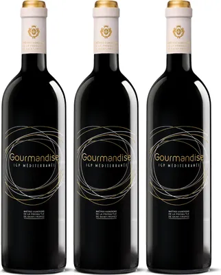 Produktbild von Set of  3 Rouge IGP Mediterranee Gourmandise St Tropez – 3x75cL