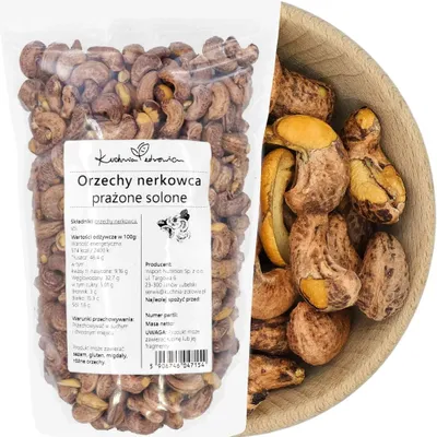 Produktbild von Cashewkerne Geröstete 500 g Gesalzen Ganze Nüsse Snack Party Müsli