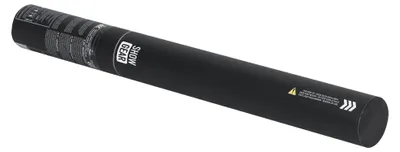 Immagine prodotto di Cannone per coriandoli portatile Showgear 50 cm, bianco/argento, ignifugo