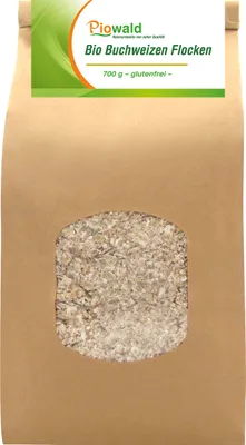Produktbild von Piowald Buchweizen Flocken - 700g, glutenfrei
