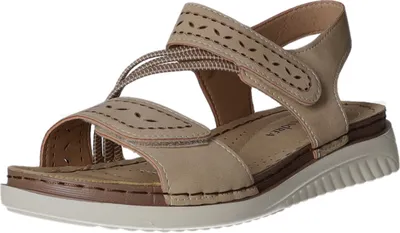 Produktbild von Donna Andrea Damen-Sandalette Beige, Farbe:beige/schlamm, EU Größe:42