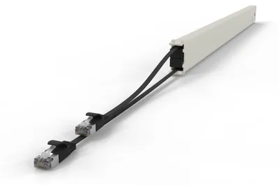 Zdjęcie produktu dla PATCHBOX .one / Cassette / 46RU / STP / Black, 2,5 m, Cat6a, U/FTP (STP), RJ-45, RJ-45, Czarny
