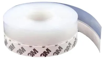 Produktbild von 1 Stück Silikon-Dichtungsstreifen 10 m, transparent, selbstklebend, Türdichtungsstreifen, Türdichtungsstreifen, wasserdicht, winddicht und staubdicht