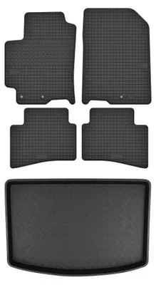 Immagine prodotto di Tappetini gomma SolidTread + bagagliaio per Kia Rio IV 2017-2023 5 pezzi