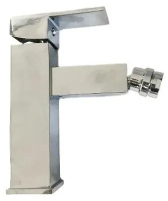 Produktbild von Bidetarmatur eckig modernes Design Messing verchromt