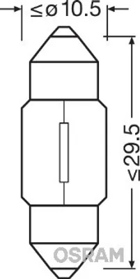 Produktbild von Osram 4008321094360, 10 V, 10 Stück(e)