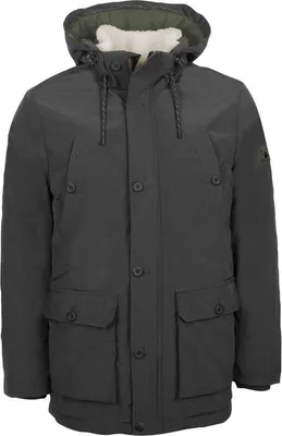 Produktbild von Indicode Winterjacke Herren West schwarz Streetwear 100% Polyester L