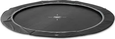 Produktbild von EXIT InTerra Sporttrampolin ø427cm, Bodentrampolin, Rund, für Kinder, Schwarz