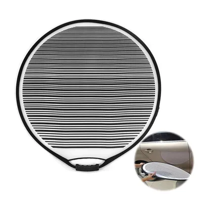 Produktbild von 80 cm Streifen-Reflektor für Dellenprüfung – Auto-Reflexionsboard mit Aufbewahrungstasche