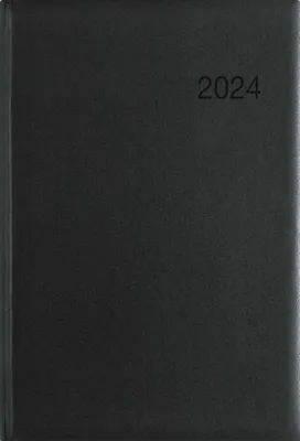 Produktbild von Zettler 602397 Buchkalender 766 - 1 Woche / 2 Seiten, A5, schwarz