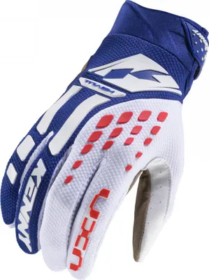 Produktbild von Cross/Enduro Handschuhe TRACK XXXL, KENNY RACING, Blau-Rot/Weiß
