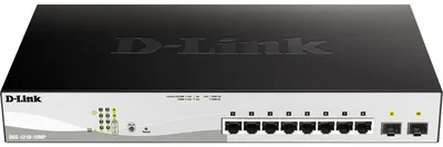 Immagine prodotto di D-Link DGS-1210-10MP/E Switch 330mm D-Link DGS-1210-10MP 2*SFP/ 8*GE PoE+ al dettaglio