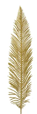 Image de Clayre & Eef Plante artificielle 45 cm Plastique doré