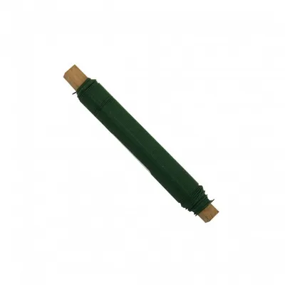Produktbild von Blumenwickeldraht grün 100 g Spule