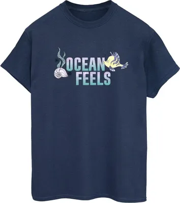 Produktbild von Disney - "The Little Mermaid" T-Shirt für Damen BI31078 (5XL) (Marineblau)
