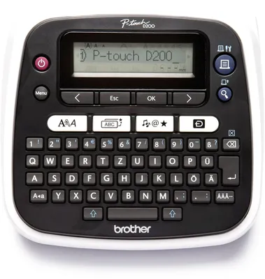 Immagine prodotto di Etichettatrice da tavolo Brother P-touch D200BW