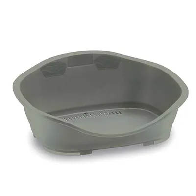 Obrázok produktu pre STEFANPLAST GREEN LINE SLEEPER 2 sivá 68,5x49x27,5cm plastové ležadlo pre psov 98% z recyklovaného plastu, 97671