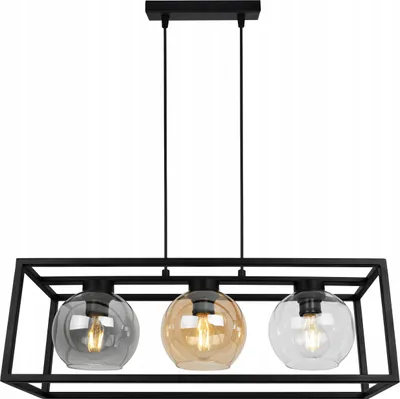 Produktbild von Hängelampe Käfig elegante Glaskugel