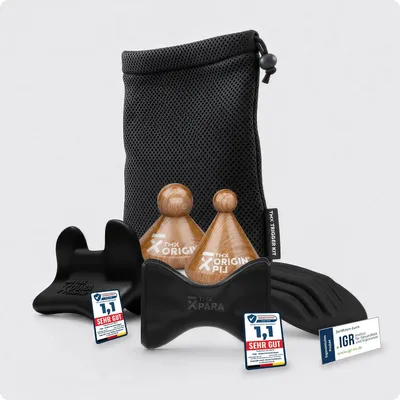 Productafbeelding van Complete massageset | acupressuur tegen spierpijn | massage van pijnlijke plekken | triggerpointmassage | 5 triggerpointtools in één set