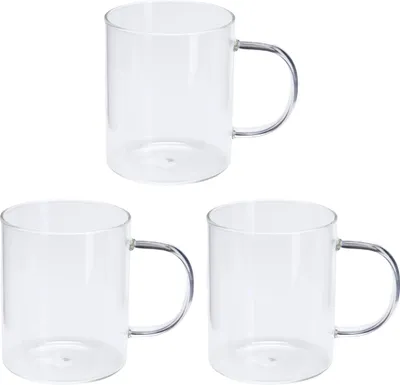 Produktbild von Glas mit Henkel für Kaffee und Tee