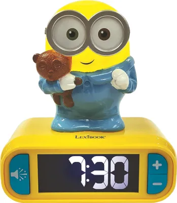 Produktbild von Lexibook RL800DES Despicable Me Minions Kinder Uhr mit Nachtlicht
