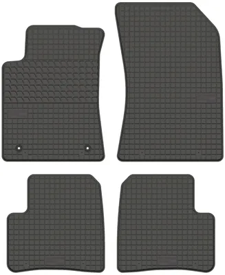 Immagine prodotto di Tappetini in gomma adatti per Citroen C3 III (dal 2016) Set di tappetini in gomma neri + tappo