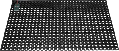 Immagine prodotto di KOTARBAU® Zerbino in gomma traforata Tappetino per porte Nero Resistente Dimensioni 80 x 120 cm