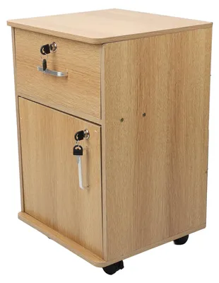 Produktbild von Archivschrank mit Schloss - Rollcontainer - Untertischschrank - 37x34x59cm