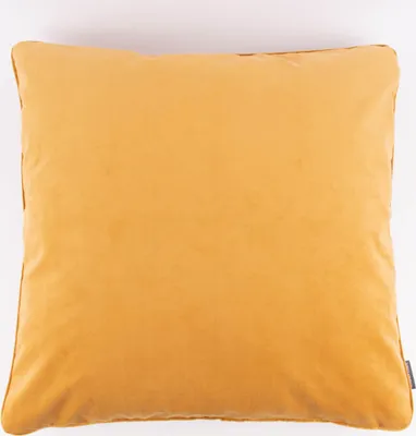 Produktbild von SCHÖNER LEBEN. Samtkissen Le Velvet mit Keder honiggelb 70x70cm