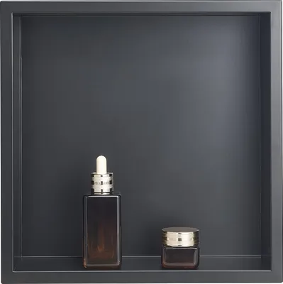 Immagine prodotto di Nicchia doccia VEVOR, 10,16x33,02x33,02 cm, nicchia da incasso a parete, mensola per doccia in acciaio inox, organizzatore di sapone e shampoo, resistente e facile da installare, nero per bagno