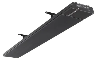 Produktbild von Heatstrip Design Dunkelstrahler: 2400 Watt - mit Fernbedienung und App Schwarz