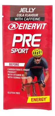 Zdjęcie produktu dla Enervit PRE Sport z kofeiną, cola, 45 g