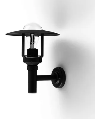 Immagine prodotto di V-TAC VT-1158 Lampione da Giardino con Portalampada E27 Lanterna corpo Nero Opaco h: 97.5cm da parete Muro IP44 - 10422