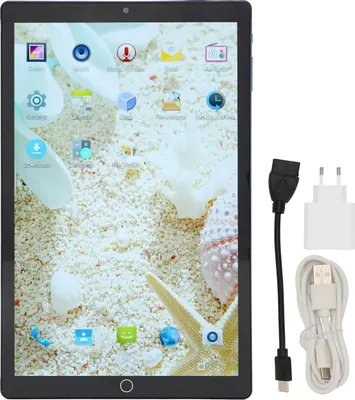 Produktbild von Elprico 10.1 Zoll Tablet Gaming Android11 2.4G 5G 6000MAh Typ C Wiederaufladbar 6GB RAM 128GB ROM 1920 X 1080 5MP 13MP Octa Core Blau 100 Bis 240 V