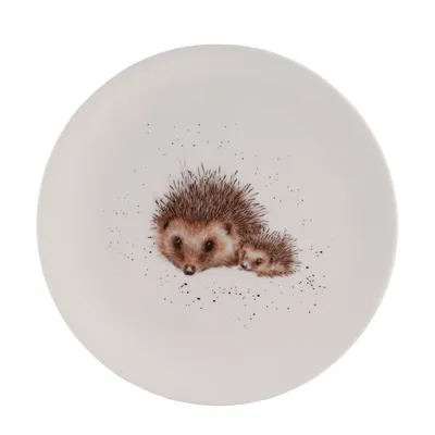 Produktbild von Wrendale Designs Porzellan Kuchen-Teller Igel-Mama ca. 20,5 cm D