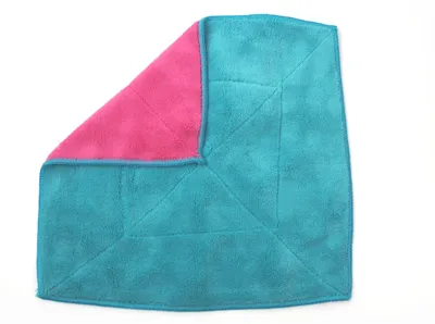 Produktbild von Kochblume Microfasertuch - 30?x?30 cm türkis-pink 80% Polyester 20%Polyamide 20101.07