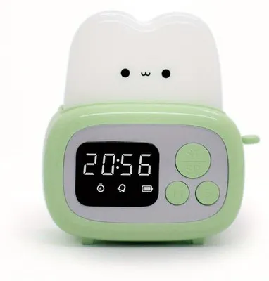 Produktbild von Nachtlampje mit Timer, zartes Licht, schattig und einfach, trendy und stilvoll, für das Nachtschränkchen, Schlafhilfe, Wohnzimmerbeleuchtung, ein großartiges Geschenk für Freunde und Kollegen