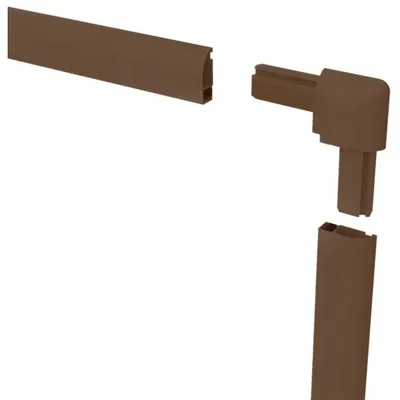 Obrázek produktu pro EASY LIFE Mako síť proti hmyzu do okna 120x140 cm - hnědá - Moskytiéra s hliníkovým rámem - odolná proti UV záření a povětrnostním vlivům